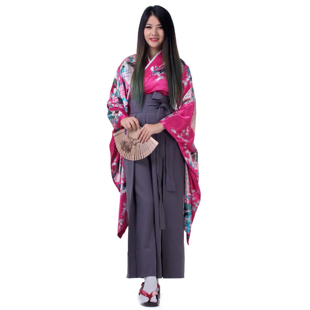 Yuri Japanese Women’s Kimono Hakama Set