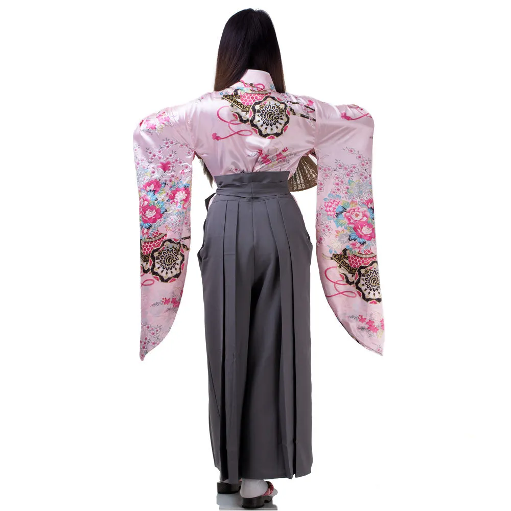 Yuri Japanese Women’s Kimono Hakama Set