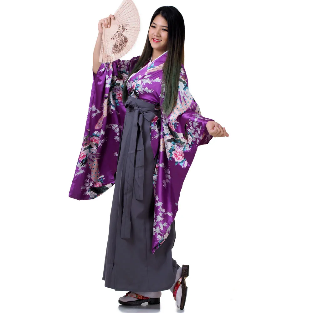 Yuri Japanese Women’s Kimono Hakama Set