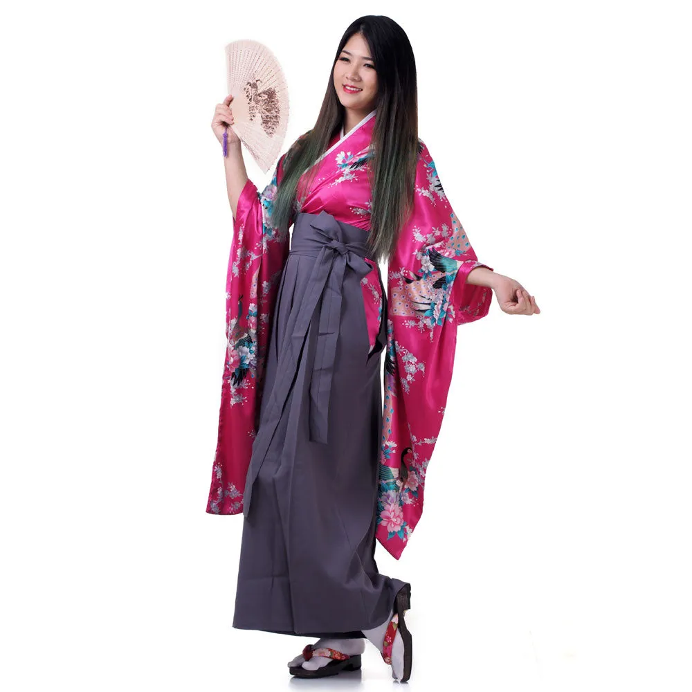 Yuri Japanese Women’s Kimono Hakama Set